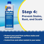 In The Swim Super Swimming Pool Chemical Value Kit – for Above Ground and In-Ground Pools – Treats Up to 35K Gallons