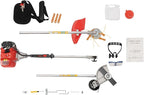 Weed Trimmer/Grass Cutter/Lawn Edger, 43CC 1.25KW 8500r Single Cylinder Air Cooled 2-Cycle Gasoline Engine for Weed, Brush