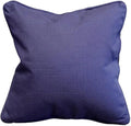 East Green 18 x 18 Waterproof Outdoor Pillow with Insert, Navy - Premium Olefin Outdoor Accent Pillow for Patio Furniture