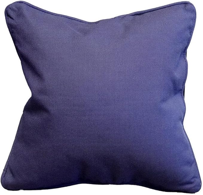 East Green 26 x 26 Waterproof Outdoor Pillow with Insert, Navy - Premium Olefin Outdoor Accent Pillow for Patio Furniture