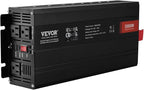VEVOR Modified Sine Wave Inverter, 3000Watt Power Inverter DC 12V to AC 120V LCD Display with 3 AC Outlets 2 USB Port 1 Type-C Port 10 Spare Fuses, for Large Household Equipment, CE FCC Certified