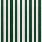 RSH DECOR Deep Seating Cushion with Pillow Back | 23.5” x 25” x 5" Seat | Water and Fade-Resistant Spun Fabric | Made in USA | Outdoor Chair Cushion Set for Patio (Hunter Green & White Stripe)