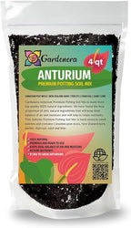 GARDENERA Anthurium Planting Mix - Provide Your Plants with The Best Soil Medium - 4 QUARTS