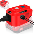 Power Inverter for Craftsman 20V Battery,150W Portable Power Supply Inverter DC 20V to AC 120V for Craftsman w/AC Outlet & LED Light (No Battery)