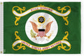 AGAS US Army Retired Military Flag 2x3 Ft - Printed 200 Denier Nylon - Double Stitched Edges Canvas Header Brass Grommets - Indoor/Outdoor United States Army Retired Garden Flag
