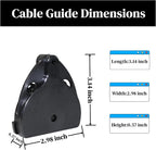 731-1313C Cable Guide Fit for MTD T-Bilt Ryobi Snowthrowers Snowblowers Replace 731-1313 731-1313A 931-1313B