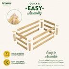 Greenes Fence Original Cedar Raised Garden Bed, 2' x 4' x 10.5" (2-Pack) - Made in USA with North American Cedar