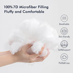 MIULEE 18x18 Pillow Insert Throw Pillow Insert, Outdoor Pillows Water-Resistant Premium Outdoor Pillow Stuffer Sham Square for Couch Sofa Patio Furniture Cushion Porch Swing