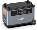 OSCAL PowerMax 6000 Dedicated Expansion Battery Pack, 3600Wh LiFePO4 Solar Generator for Power Station PowerMax6000, Extra Battery Backup for Balcony, Camping, Travel, Power Failure