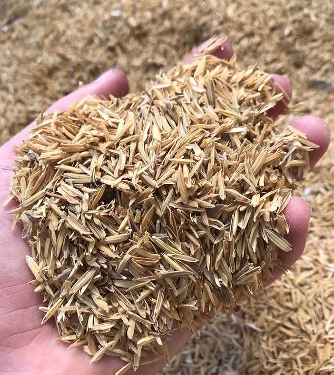 Enhance Plant Growth and Soil Health with Gardenera Horticultural Organic Rice Hulls - A Renewable and Biodegradable Solution - 2 QUARTS