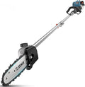 SENIX 26.5cc 4-Stroke Gas Pole Saw | No Oil Mixing | Fuel Efficient | 8-Inch Bar & Chain | Extension Pole up to 14 Ft | High Torque Power Pruner Pole Chainsaw for Tree Trimming & Limb Cutting