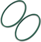 2 Pack 585416MA 585416 Snow Thrower Auger Belt for Murray 1695425 Craftsman MTD 754-0275 954-0275 954-0282 Snowblower (1/2" x 38 3/8")