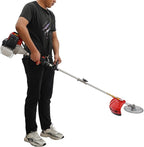Gas Weed Eater 52cc 2-Stroke 7 in 1 String Trimmer/Edger, Multi-Functional Petrol Hedge Trimmer Chainsaw Brush Cutter Weed Wacker Weed Eater Gas Powered for Weed Grass and Bush Shipping from US
