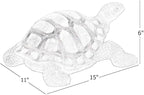 Bellaa Turtle Garden Statues Home Decor Tortoise Realistic Cute Large Animal Sculptures Gilbert Zen Garden Patio Lawn Yard Art Tanya Talia Galapagos Todd Outdoor Figurines 15 inch