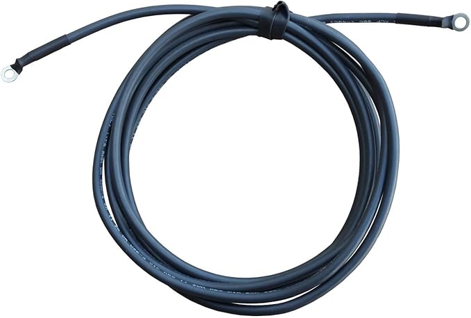 WindyNation 2/0 Gauge AWG (8 Feet Black + 8 Feet Red) Power Inverter Battery Cable Wire Kit for DC to AC Inverters RV, Car, Solar, Marine, Off-Grid