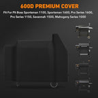 ZBXFCSH Heavy Duty 600D Polyester Cover Compatible with Pit Boss Savannah Onyx Edition,Pit Boss Sportsman 1100, Sportsman 1600, Pro Series 1600, Pro Series 1150,Mahogany Series 1000 Wood Pellet Grill