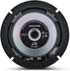 Alpine R2-S65C High-Resolution 2-Way Speaker Set / 6.5" with RKFR65 3-Piece Foam Fast Ring Speaker Enhancement
