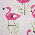 RSH DECOR: Lumbar Throw Pillows Set of 2 | 20” x 12" | All-Weather Spun Fabric | Water and Fade-Resistant | Outdoor Support Pillows for Patio Furniture | Groove Pink Flamingo