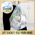 Small Trash Bags 240 Count Garbage Bags SWIHELP Waste Basket Liners for Bathroom, Kitchen,Bedroom, Office Pet Car 15 Liter Trash Can 4 Gallon…