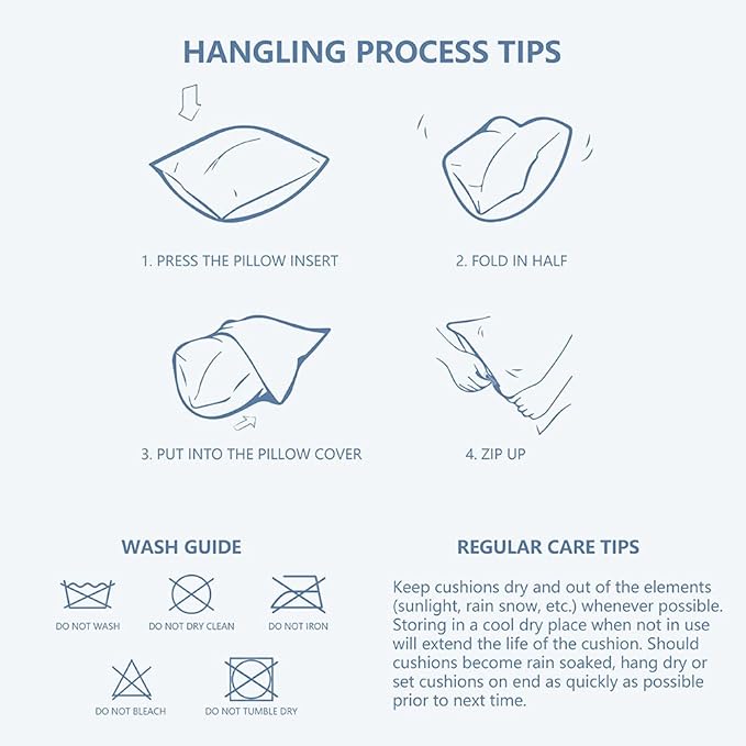 LVTXIII 12×20 Inch Outdoor Lumbar Pillows, Pack of 2 Water Repellent Lumbar Pillow with Inserts, Fluffy Decorative Garden Lumbar Cushions for Home Patio Coach Sofa Use, Pretty Paisley