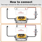 29.2V 30A Lithium LiFePO4 Battery Charger，29.2V LifePO4 Battery Charger for 24V LiFePO4 Lithium Deep Cycle Rechargeable Battery, Multi Protections, Support Fast Charging for RV Boat Car Lawn Mower