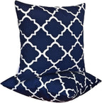 JMGBird Outdoor Pillows, Water Resistance Throw Pillows with Inserts,18x18 Inch,Pack of 2