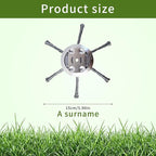 QNHMPW 2PCS Steel Wire Grass Trimmer Head，6 Inch Universal Steel Wire Weed Trimmer Head，for Electric & Cordless String Trimmers，Applicable to Most Lawn Mower