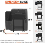 Arcedo Grill Cover Compatible with Pit Boss 700FB, Lexington 500 & 540 Series, 440FB, Heavy Duty Waterproof All Weather Protection Outdoor Wood Pellet Smoker Cover