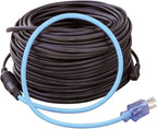 Clear Power Roof & Gutter Deicing Kit - 30ft | 150W With 2ft Power Cord 18/3 SJTW & Power Indicator Light (CPRH002)