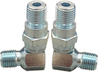 2 PCS 90 Degree Hydraulic Hose Swivel Elbows for Meyer Snow Plow Snowplow Blade 21855