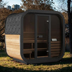 Model CL5G, Cube-Series Outdoor Home Sauna Kit, Up to 4 Persons (Sauna Heater & Sauna Stones Included)