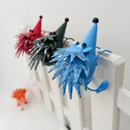 Cute Metal Hedgehog Statues (4PCS) Garden Figurines Outdoor Yard Ornaments for Patio Lawn Flower Beds Farmhouse Home Decor