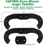 1687806 Paddle Kit Replaces 1687489YP, Murray 1739727, 1687489, 1687628YP, 1752606, 1752606YP for Snapper SS822E SS822EX, Murray 7522ES Snowthrowers