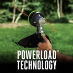 EGO POWER+ String Trimmer, Battery Powered, 16" Trimmer for Weeds and Grass with POWERLOAD, Telescopic Carbon Fiber Shaft, Battery and Charger Not Included - ST1610T