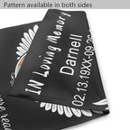 Custom Memorial Flag Personalized Garden Flag for Cemetery in Loving Memory with Photo Name Date Memory Garden Flags For Loss of Loved One Lawn Outdoor Double Sided Yard Flags (Memorial Funeral Flags 2, 12x18(in))