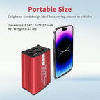 150W Power Inverter 12V DC to 110V AC Car Laptop Charger Fast Charger Converter with 2 USB Ports Car Laptop Charger, Car Adapter for Plug Outlet