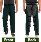 Chainsaw Chaps Apron Wrap 8-layer for Men/Women Loggers Forest Workers Protective Chain Saw Pants Adjustable