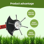 Steel Wire Grass Trimmer Head, 2025 Upgraded String Trimmer Replacement Head, 6 Inch Steel Wire Wheel Grass Trimmer Blade Remover Tool for Lawn Mower Tray (1, 6 Blade)