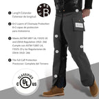 Chainsaw Chaps Apron Wrap 8-layer for Men/Women Loggers Forest Workers Protective Chain Saw Pants Adjustable
