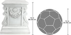 Design Toscano NG314100 Statuary Garden Base Riser, Large, Classic Plinth