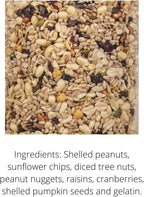 JCs Wildlife Woodpecker Blend Premium Bird Seed 2 lb Small Cylinder with Hole (2 Cylinders)