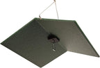 JCs Wildlife Poly Weather Cover - Rain Guard - Hang Bird Feeder or House Underneath for Protection from Rain or Snow - Easy to Clean and Use (Large, Green)