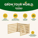 Greenes Fence Cedar Wood Composter Add-On Kit, 48" L x 48" W x 31" H / 309.17 gallons - Made in USA with North American Cedar