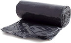 Aluf Plastics T-Tough Roll Pack Low Density Repro Blend Star Seal Coreless Rolls Bag, 7-10 Gallon Capacity, 23" Length x 24" Width, H Strength, Black (Pack of 500)