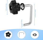 114-3779 Handle Knob and Lock Bolt Screw Kit for Toro Snow Blower, 136-7130 107-3844 Replacement Parts Handle Knob and Bolts Assembly for 21" Power Clear & 24" SnowMaster Models