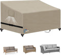 SIRUITON 3-Seat 104" W x 40" D x 35" H Garden Patio Sofa/Loveseat/Bench Cover, Heavy Duty 420D Oxford Waterproof Outdoor Sofa Cover, Lawn Patio Furniture Covers