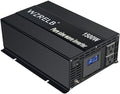 WZRELB 1500W Pure Sine Wave Inverter 36VDC to 120VAC Solar Power Converter Truck RV Home LCD Display