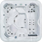 Bueno Spa New York 6 - Person - 49 Jet Hot Tub with New Artic Max Insulation, LED Lights, Ozonator, and Cover