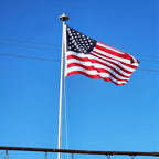 Homissor American Flag 4x6 Heavy Duty Outdoor USA US Flags for Outside Embroidered Stars Sewn Stripes Indoor With Brass Grommets