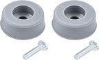 7107262 Gas Pressure Pressure Washer Rubber Feet Replacement for Most Gas Pressure Washer Frame Foot Parts Enhanced Pressure Washers Stability and Surface Protection (2 Pack)